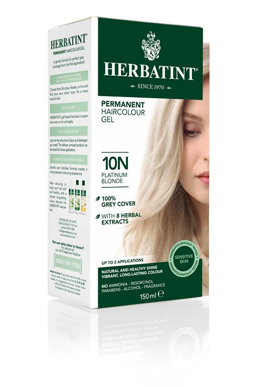 Herbatint Permanent Colour - 10N Platinum Blonde