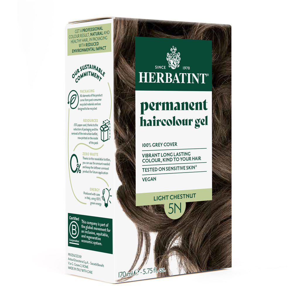 Herbatint 170ml Permanent Colour - 5N Light Chestnut