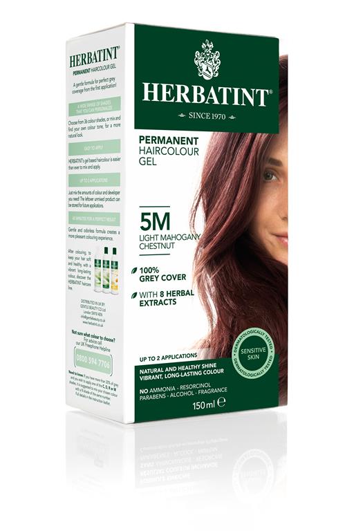 Herbatint Permanent Colour - 5M Light Mahogany Chestnut