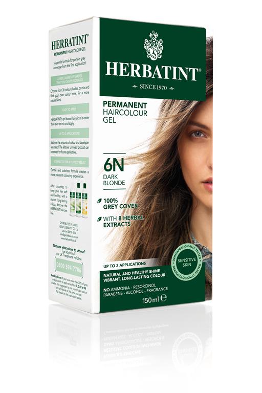 Herbatint Permanent Colour - 6N Dark Blonde
